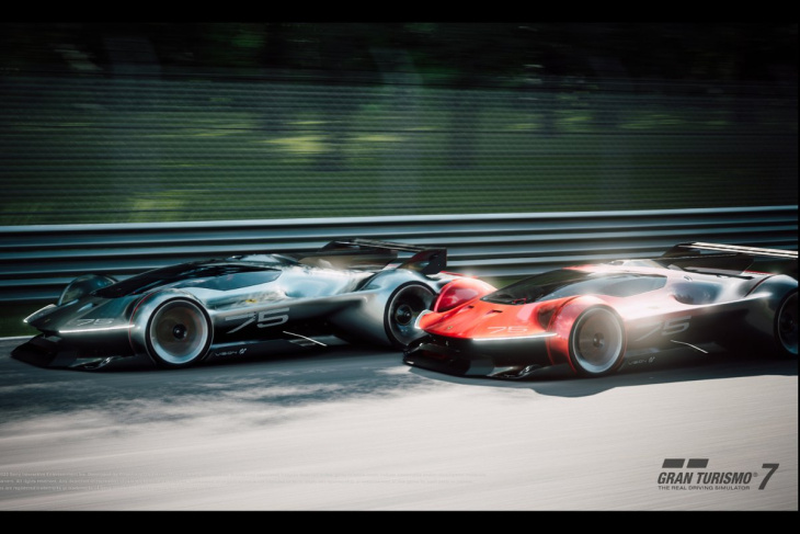 フェラーリ、グランツーリスモ限定のバーチャル車両”ビジョンgt”を発表。フェラーリの歴史と最新技術が詰め込まれた1台