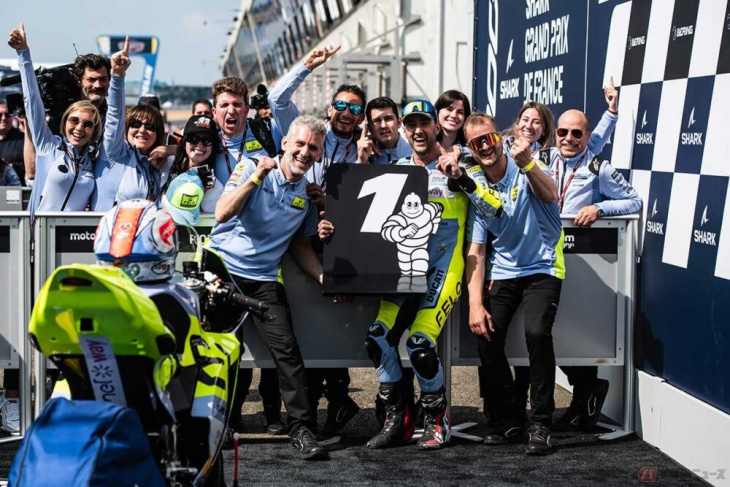 【motoe第1戦フランス大会】ドゥカティ電動レーサー「v21l」の初戦、レース2は2019年王者が優勝