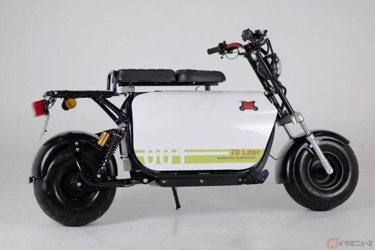 収納力抜群の電動スクーター「Fat Albert」 115kgの積載量を持つ新型 