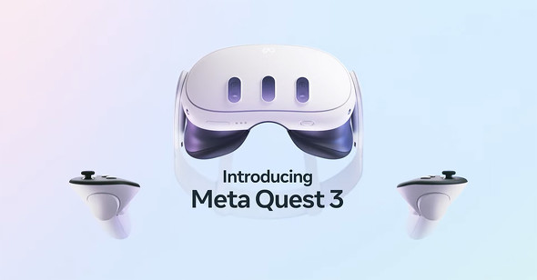 「meta quest 3」発表 新チップ搭載、カラーパススルーでmrにも対応 7万4800円で秋に発売