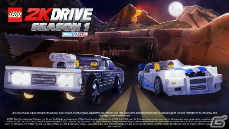 amazon, 「レゴ 2k ドライブ」ドライブパス・シーズン1が配信開始！映画「ワイルド・スピード」に登場したダッジ・チャージャーが登場