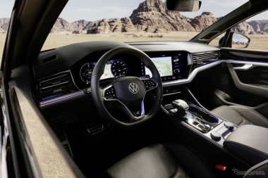 VW トゥアレグ 改良新型に「R」、462馬力のPHEV…欧州受注開始