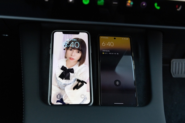 android, テスラ「モデル3」は走るタブレット！ アイドル寺坂ユミがその未来感に感激！