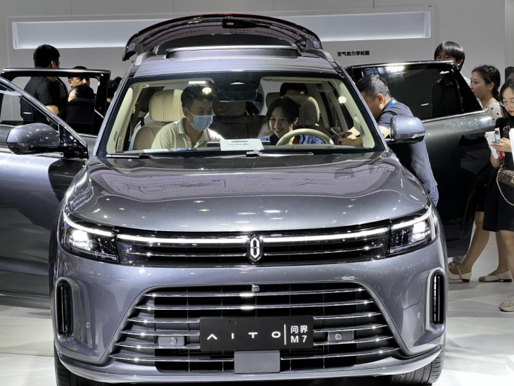 中国海南省で自動車ショー 展示車両の半数が新エネ車