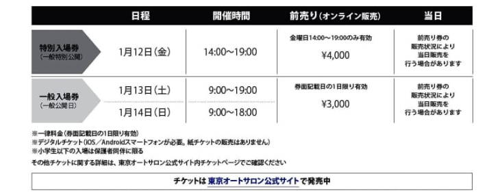 【東京オートサロン2024】2024年1月12日〜14日の3日間、幕張メッセ（千葉県・千葉市）で開催