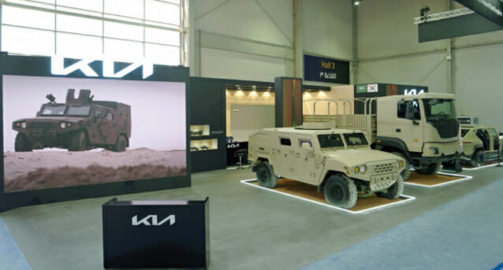 韓国・起亜自動車、サウジの防衛産業展示会で水素燃料電池車など公開