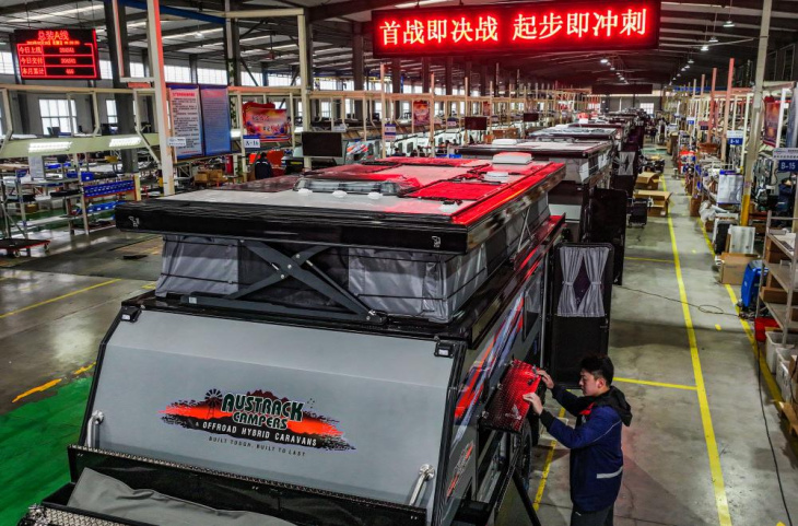 中国山東省栄成市のキャンピングカー輸出、23年17.8％増